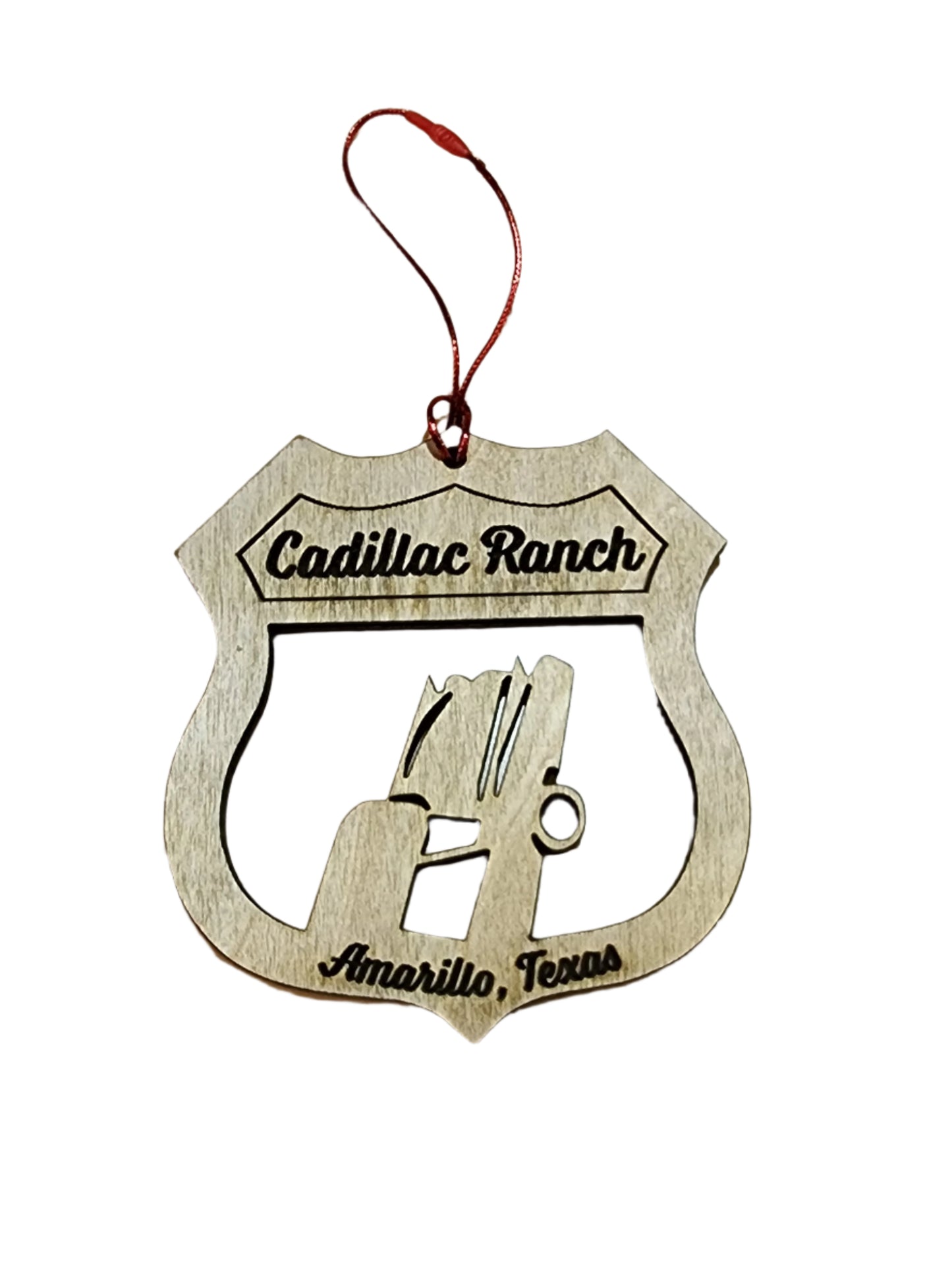 CR Wood Christmas Ornament