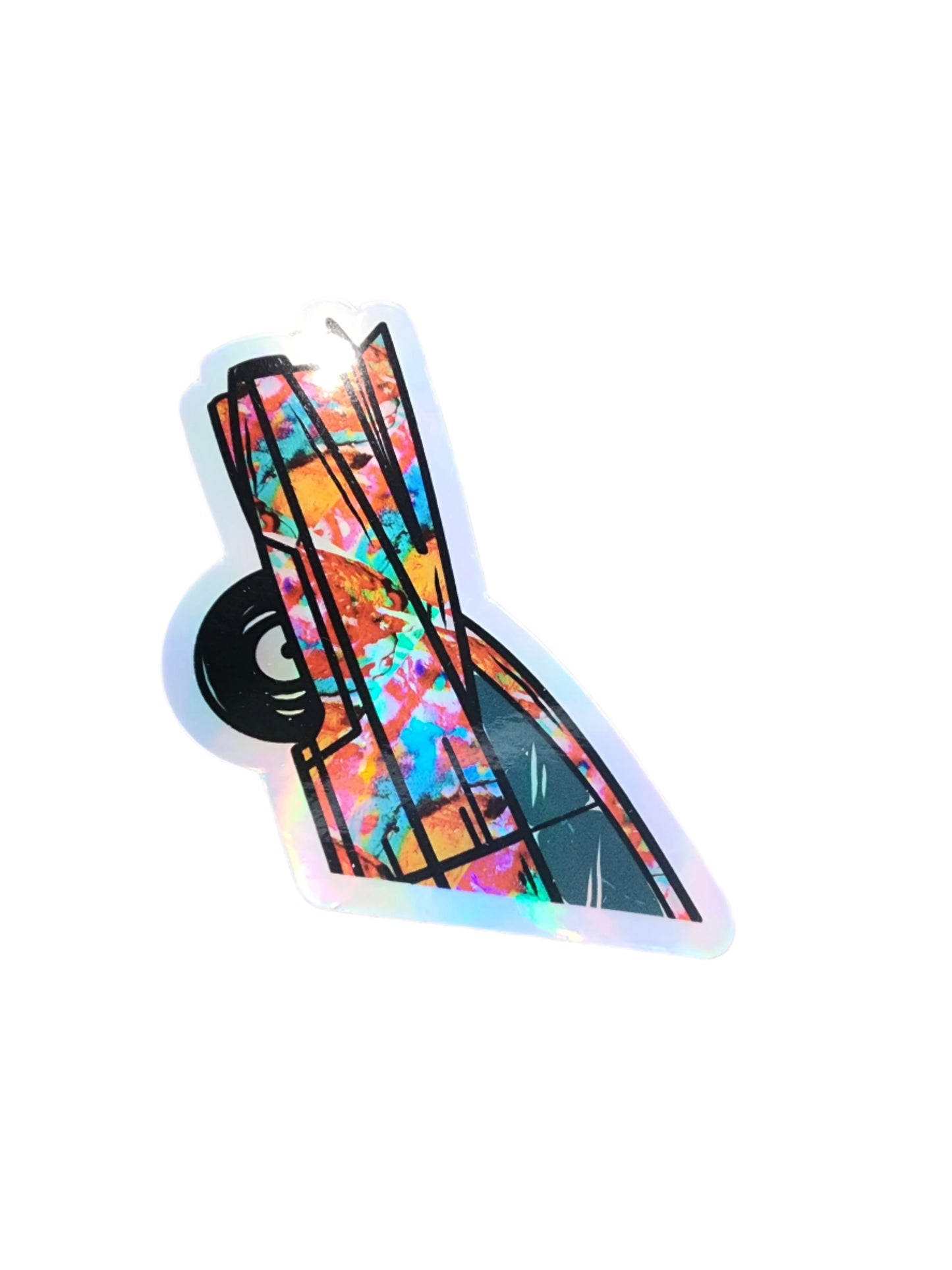14. Small Multicolor Holographic Cadillac Sticker