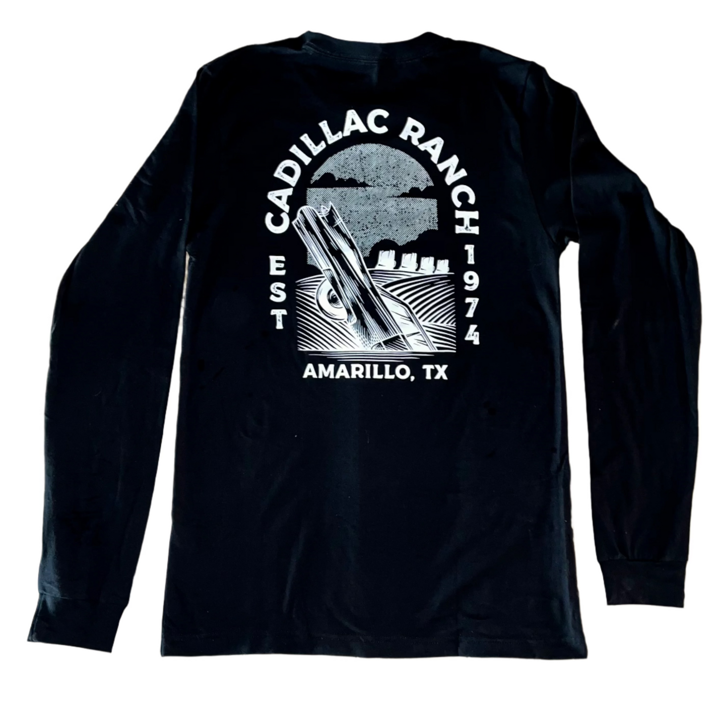 Long Sleeve T-Shirt: Black Tombstone CR