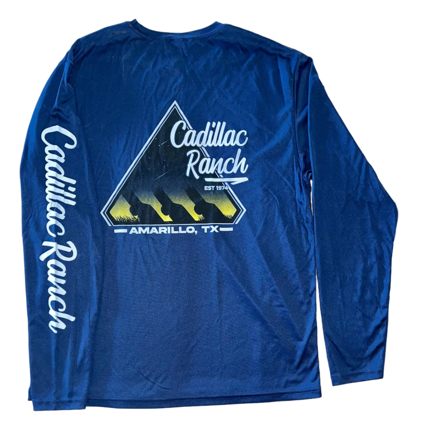 Long Sleeve: Navy CR Dry-Fit