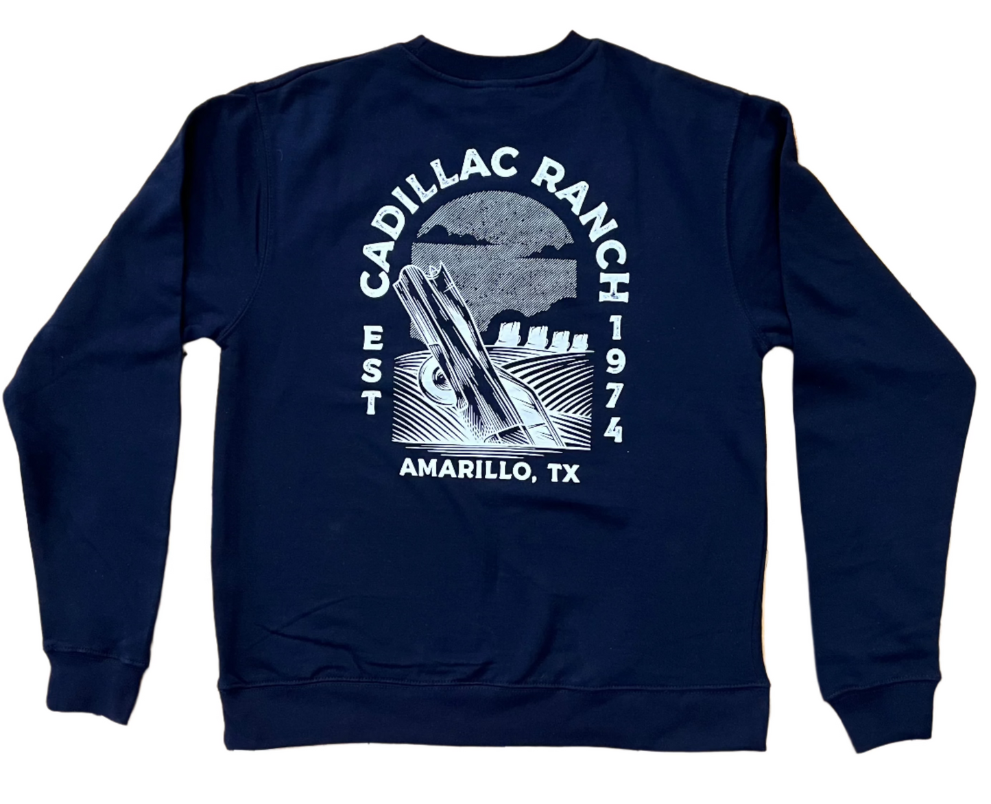 Sweatshirt: Navy Tombstone