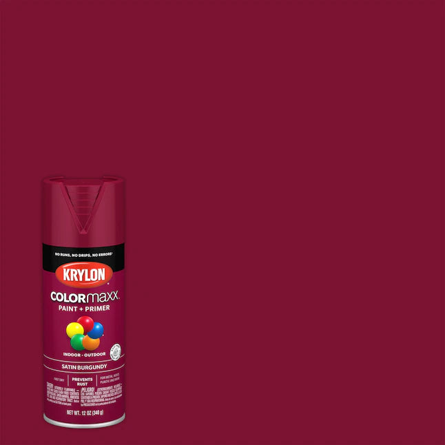 Spray Paint: Satin Burgundy
