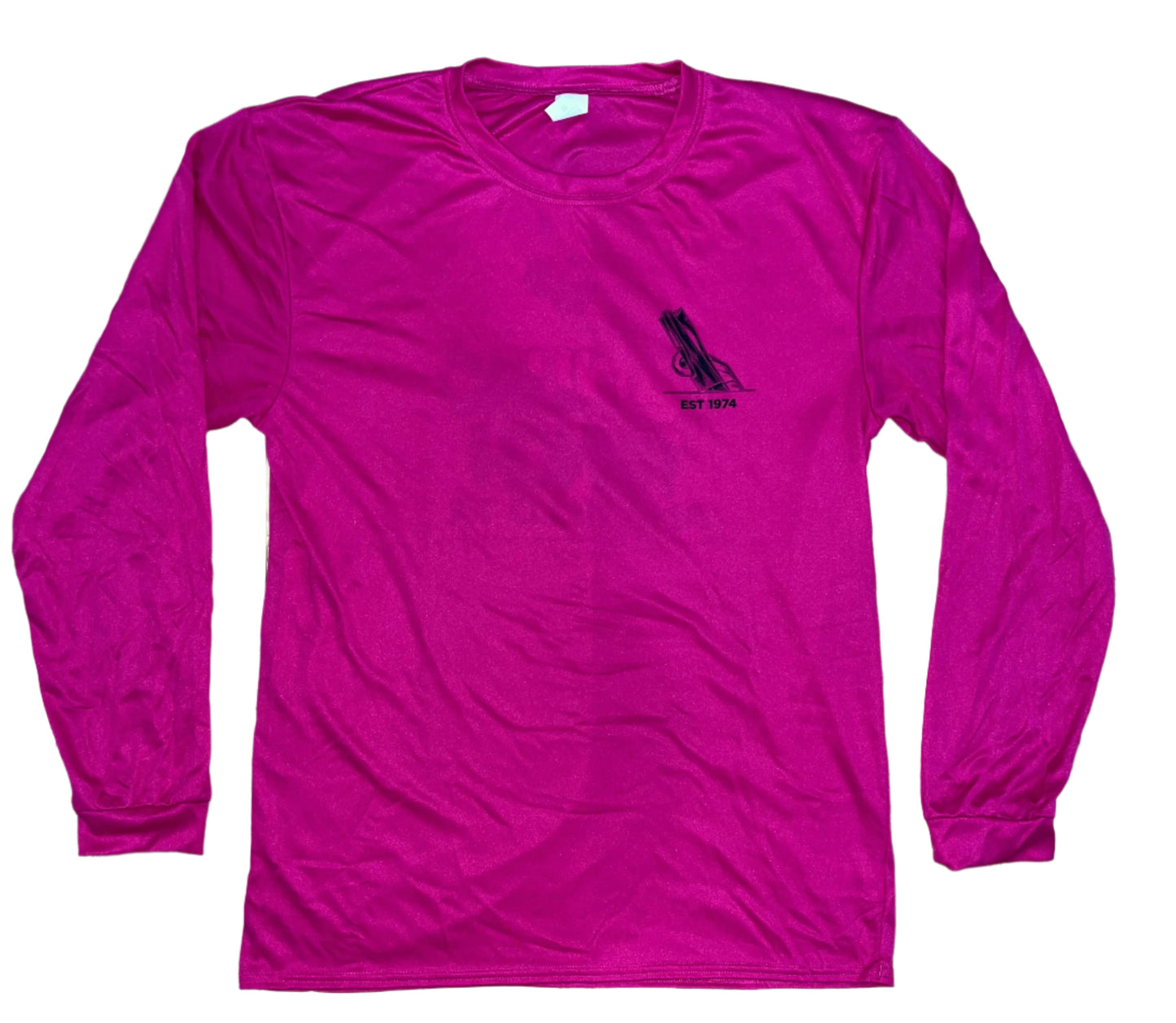 Long Sleeve T-Shirt: Hot Pink Graffiti Dry-Fit