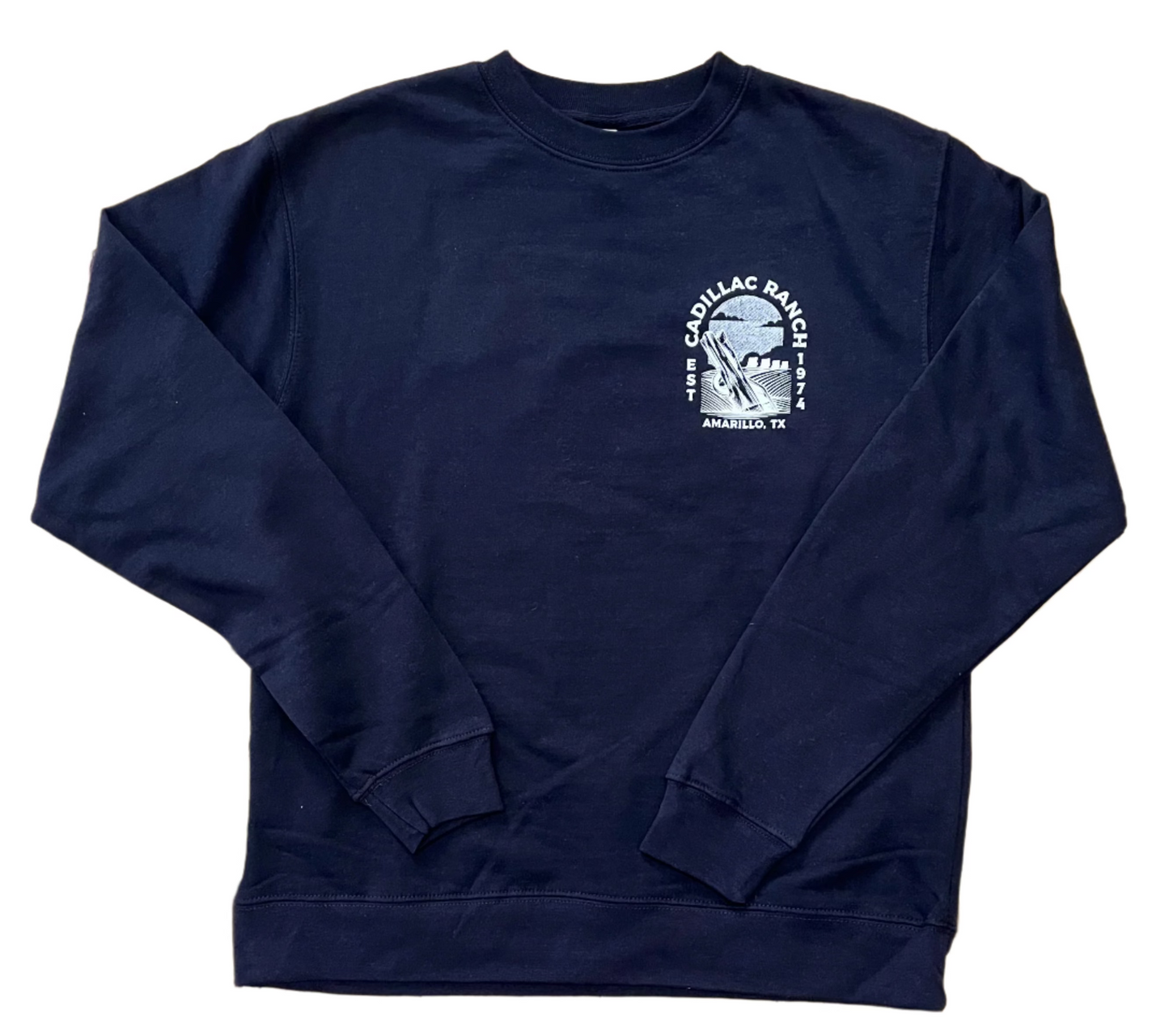Sweatshirt: Navy Tombstone