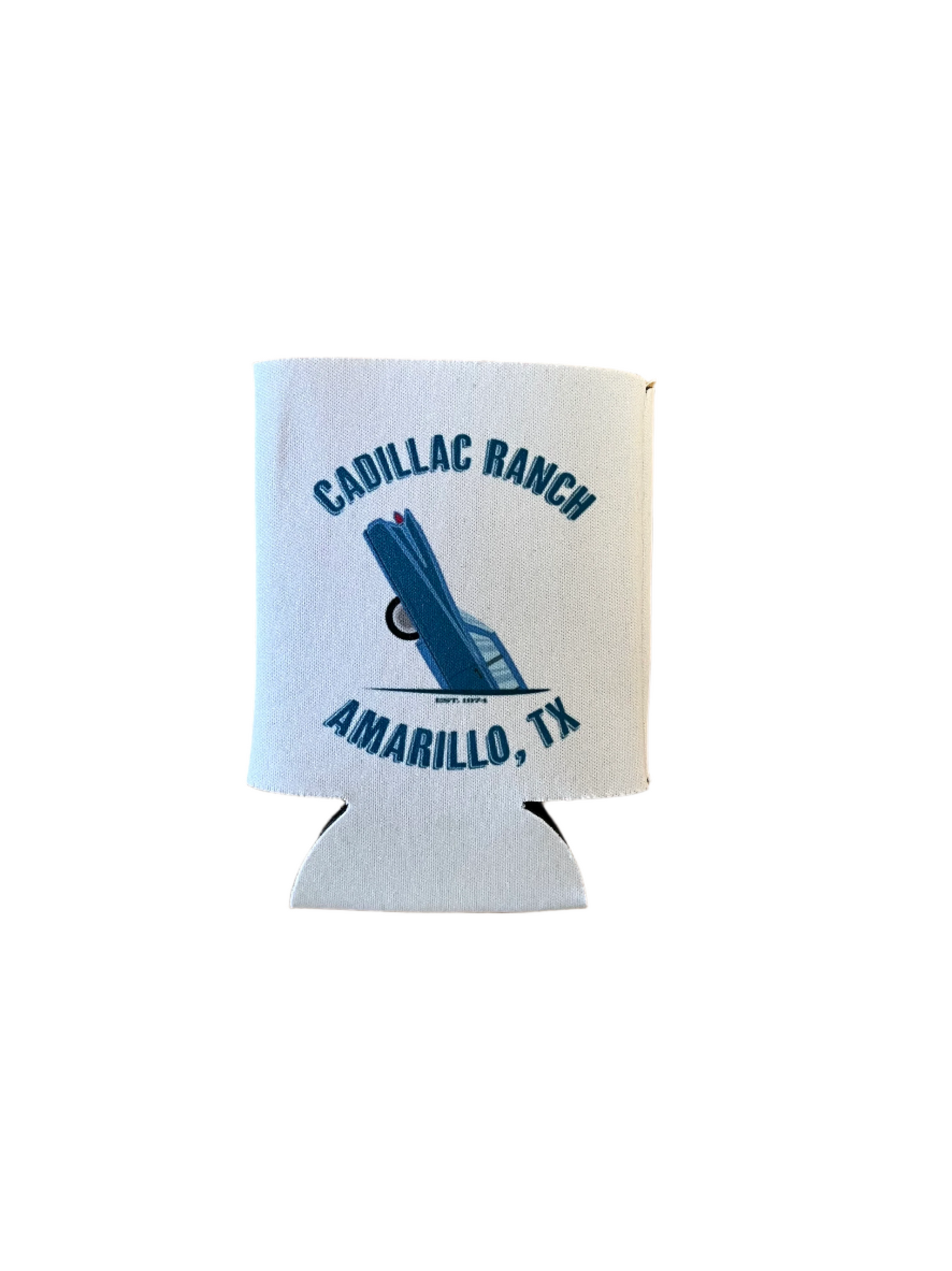 Blue & White Koozie
