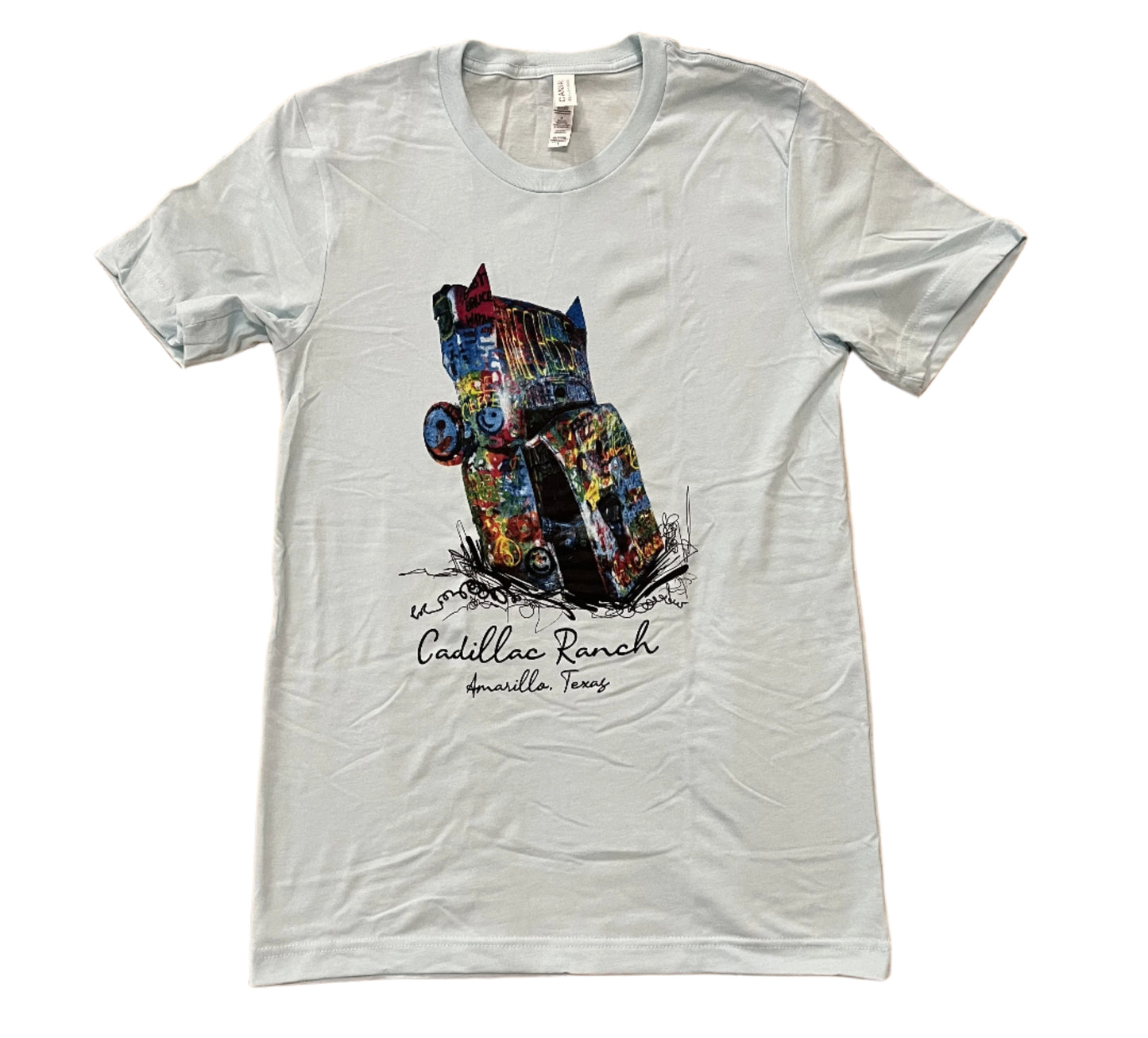 T-Shirt: Ice Blue CMYK CR