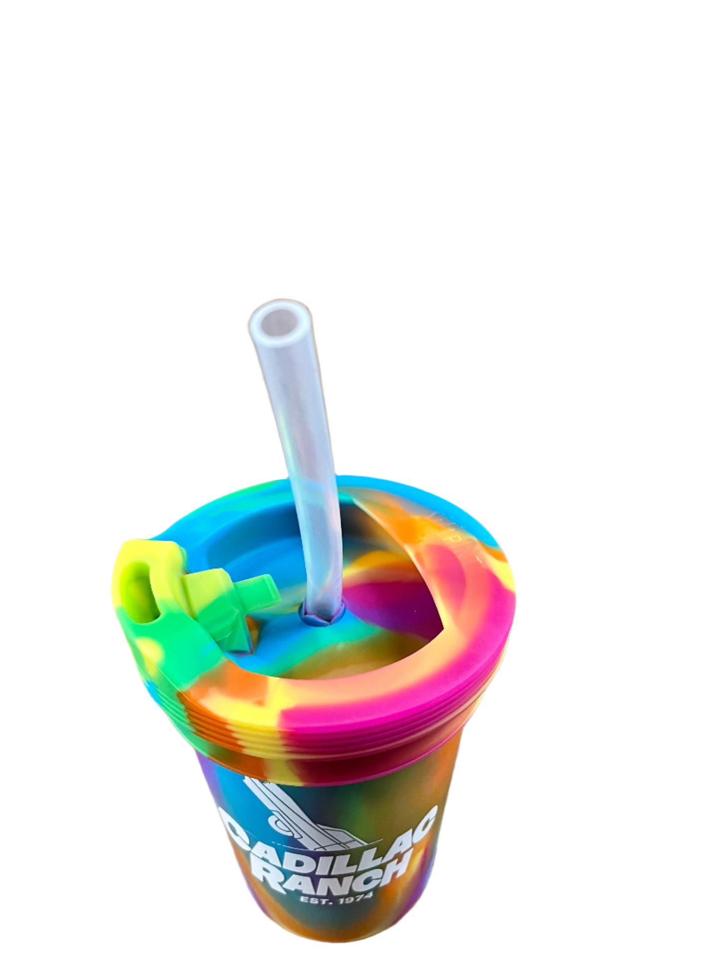 SiliPint Cup Half Pint Hippy Hops Tie-Dye 8 oz