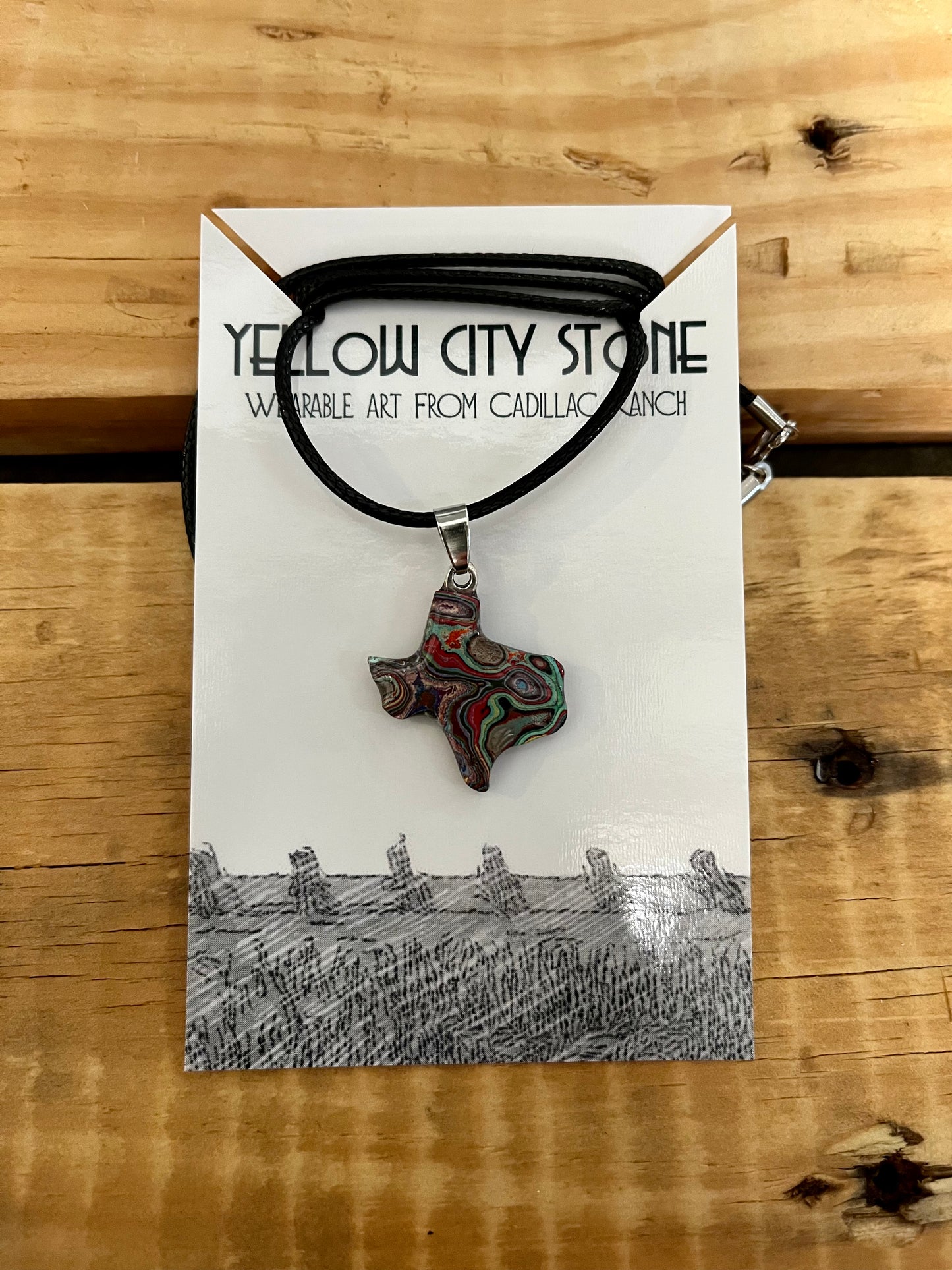 Paint Chip: Small Texas Necklace