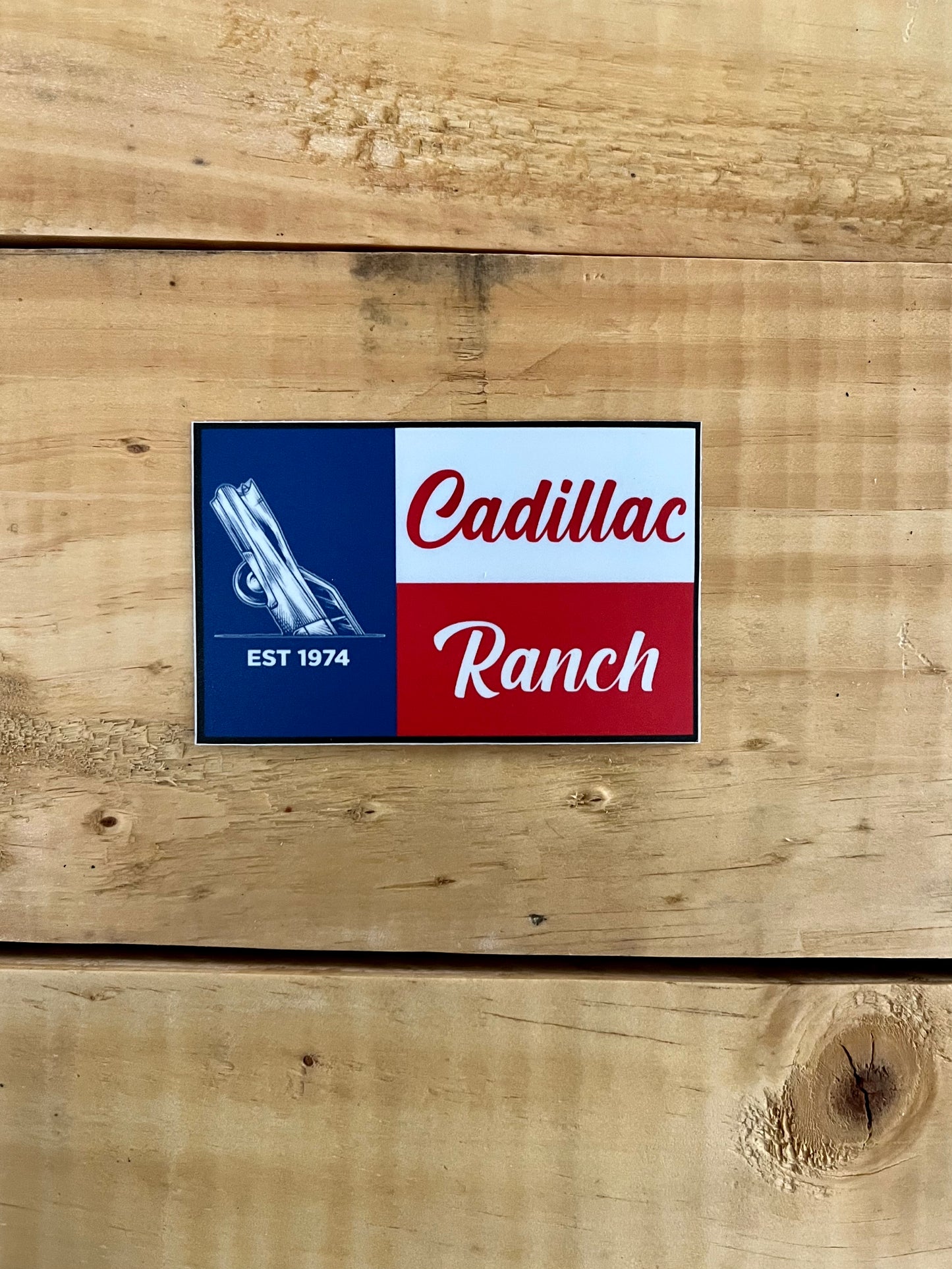 10. CR Texas Flag Sticker