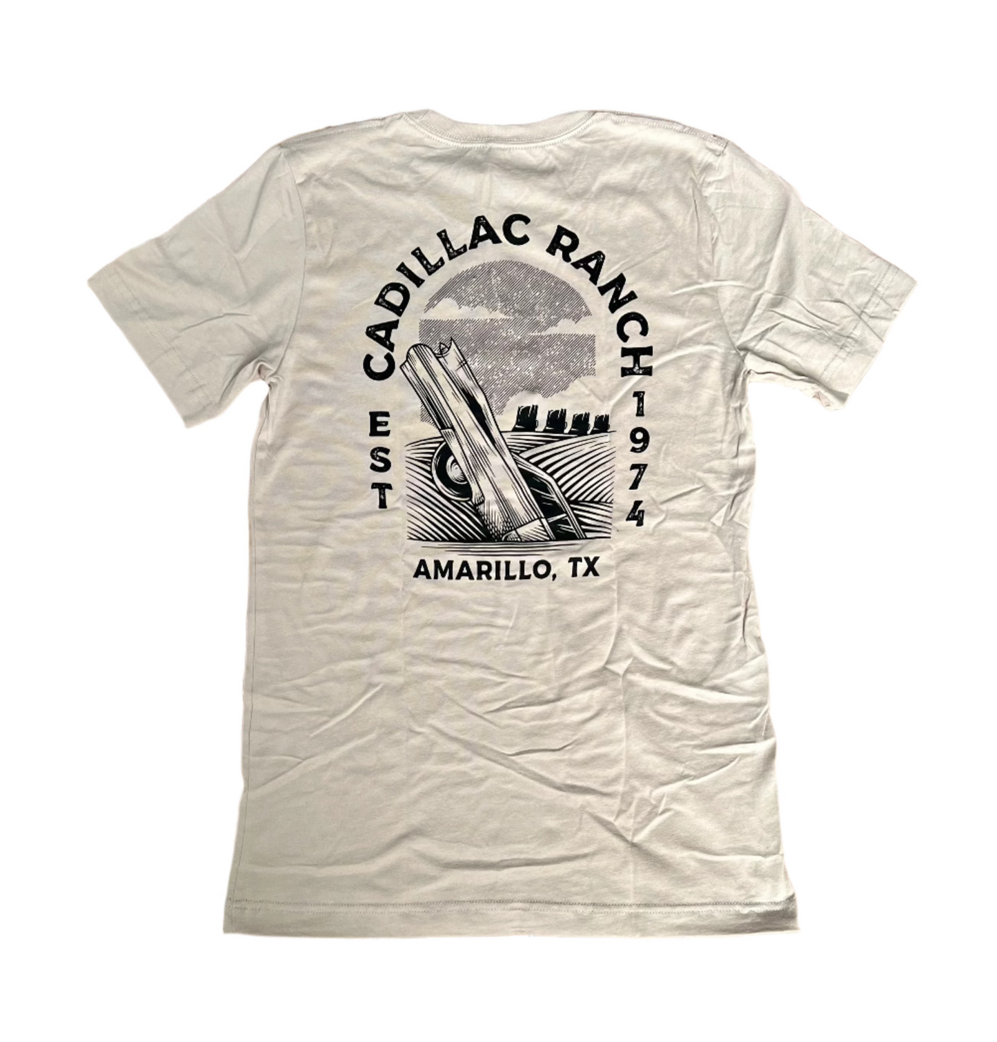 T-Shirt: Tan Tombstone CR