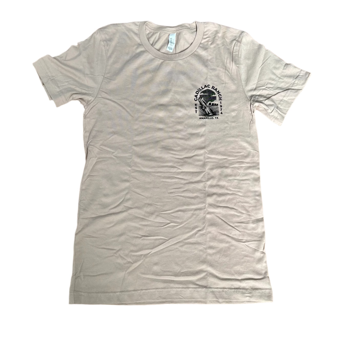 T-Shirt: Tan Tombstone CR