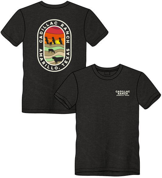 T-Shirt: CR Sunset Badge