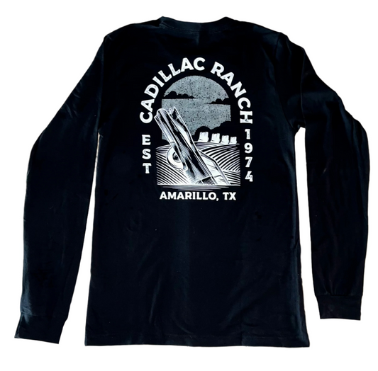 Long Sleeve T-Shirt: Black Tombstone CR