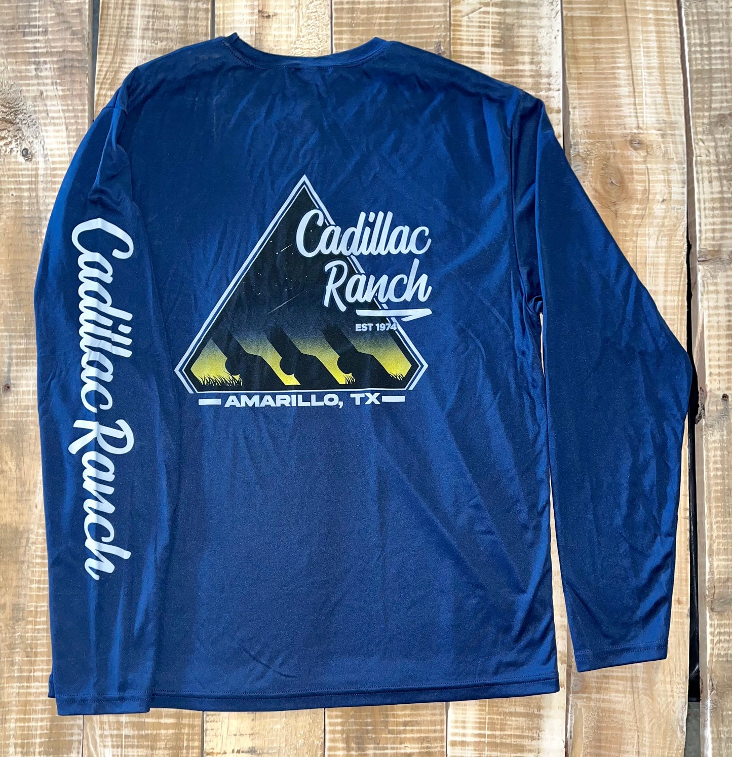 Navy CR Dry-Fit Long Sleeve