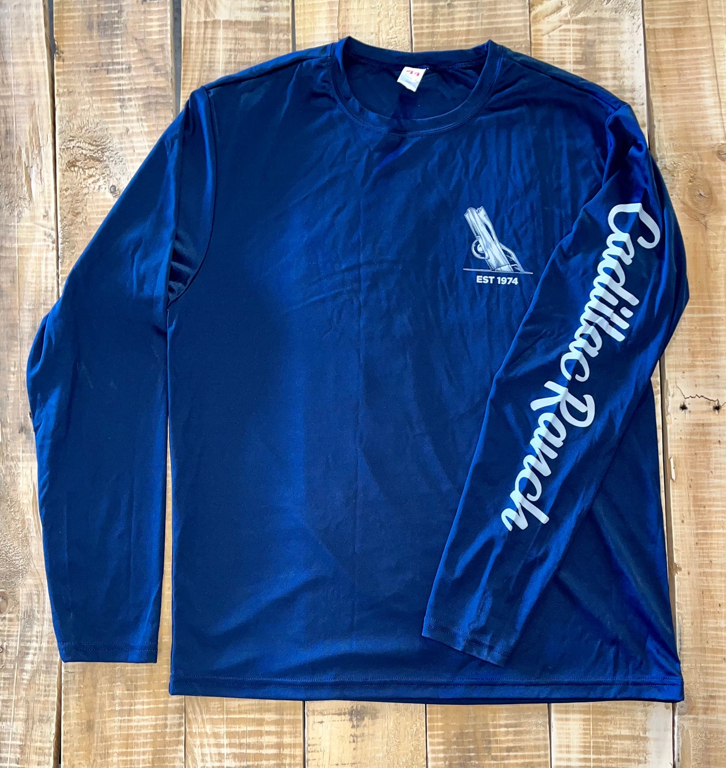 Navy CR Dry-Fit Long Sleeve