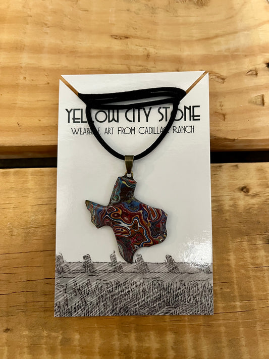 Paint Chip: Texas Necklace