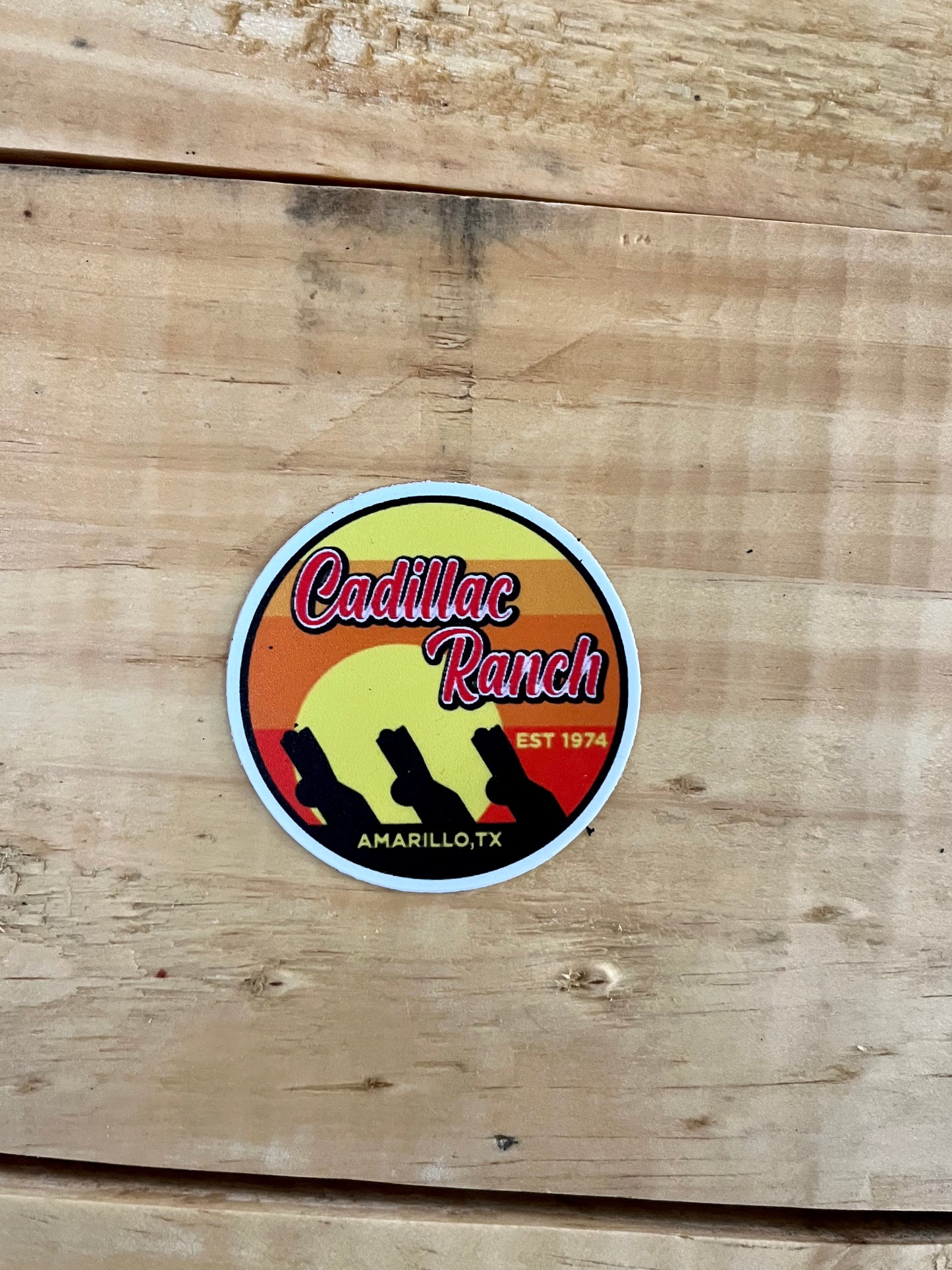 13. Sunset Silhouette Sticker