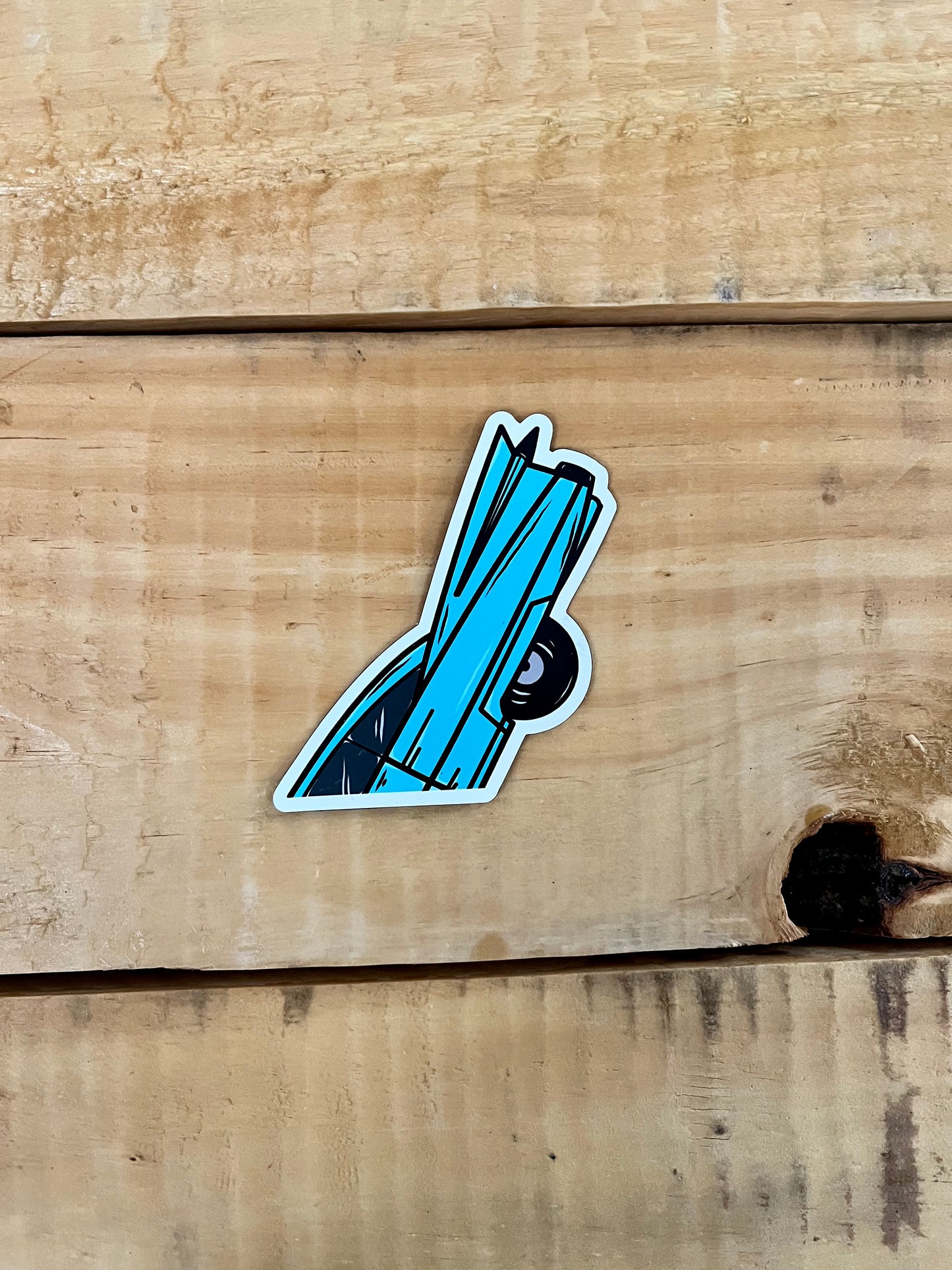 I. Teal Cadillac Magnet